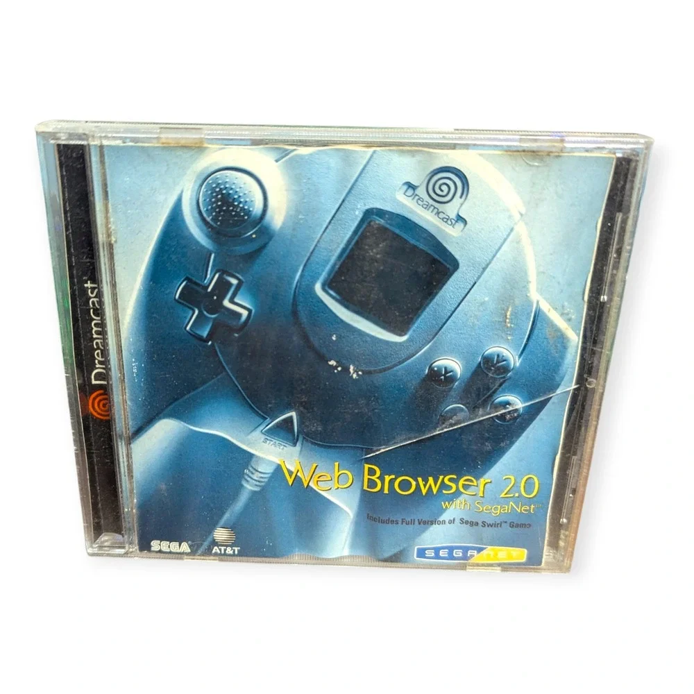 Sega Dreamcast Web Browser 2.0 with SegaNet and Sega Swirl Game‎ NTSC-U/C 2000